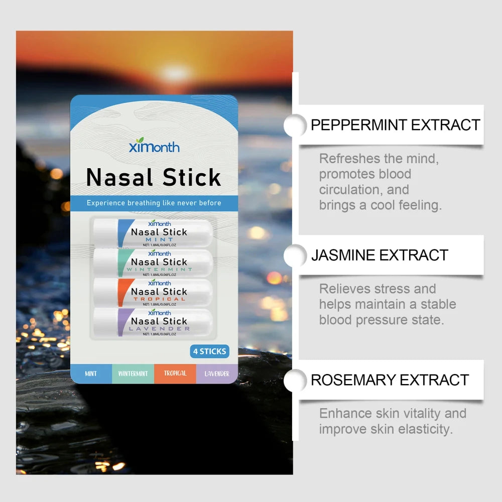 Aromatherapy Nasal Inhaler 4 Pack